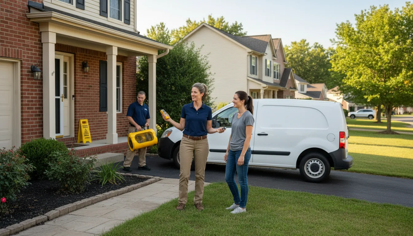 Water restoration image for Flood Water Cleanup, Removal And Restoration Services in Venedocia, OH